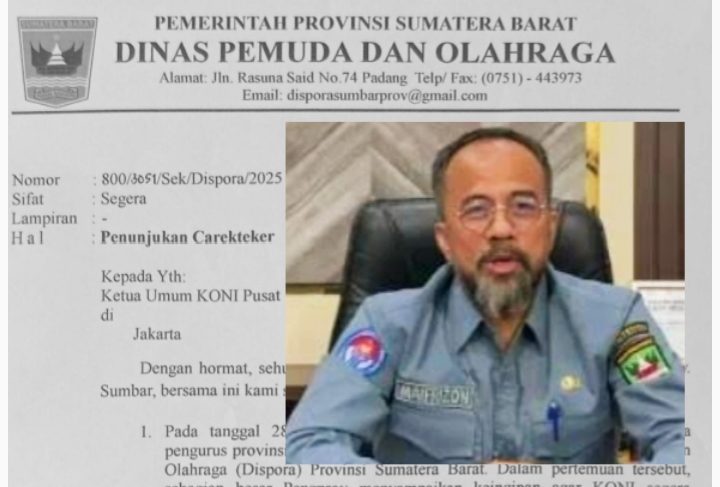 dispora-sumbar-surati-koni-pusat,-desak-penunjukan-karateker:-rp1,8-miliar-cair,-musorprov-tak-jalan