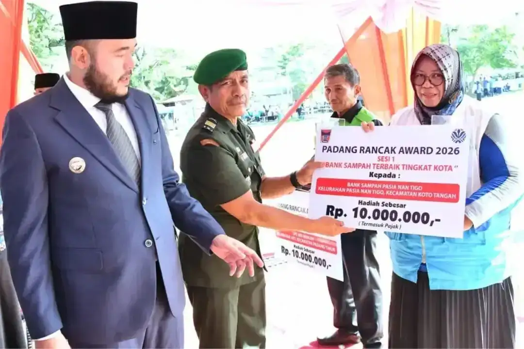 padang-rancak-award-2026,-bank-sampah-pasie-nan-tigo-raih-penghargaan-terbaik