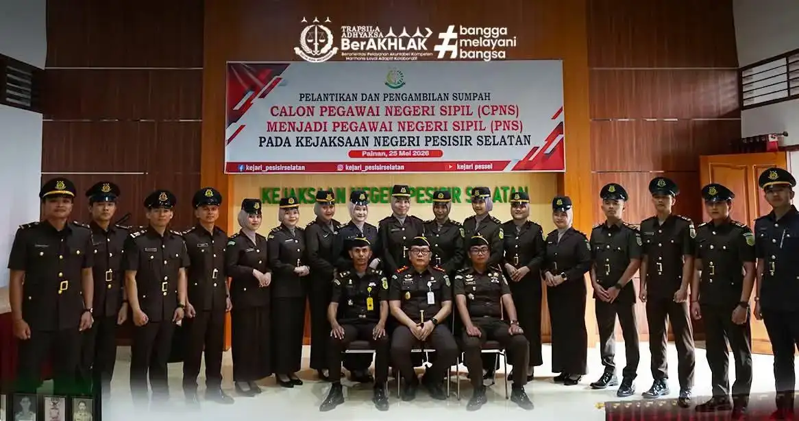 kajari-pessel-lantik-17-cpns,-ingatkan-jaga-integritas-dan-loyalitas