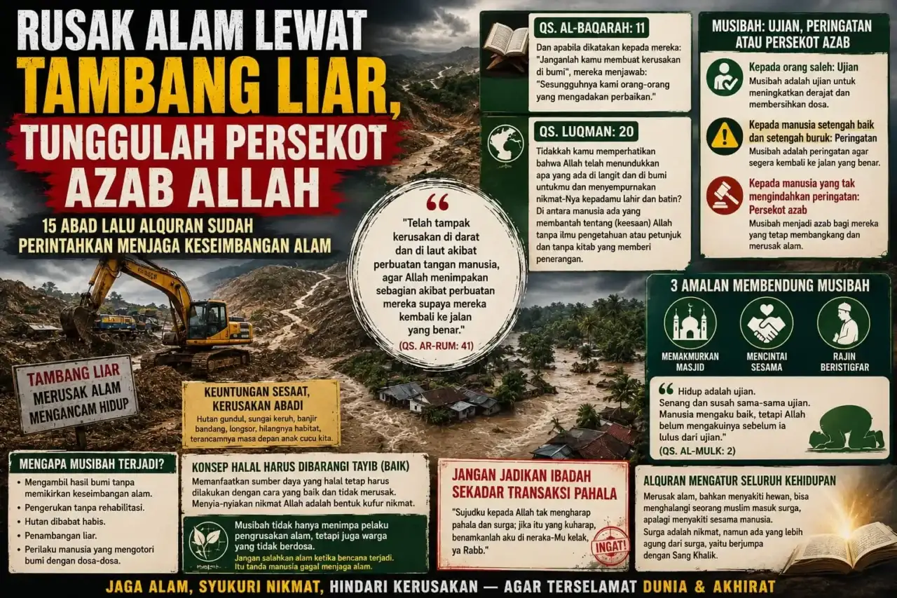 dr.-afdholi-ali-rahman-:-merusak-alam-lewat-tambang-liar,-tunggulah-persekot-azab-allah