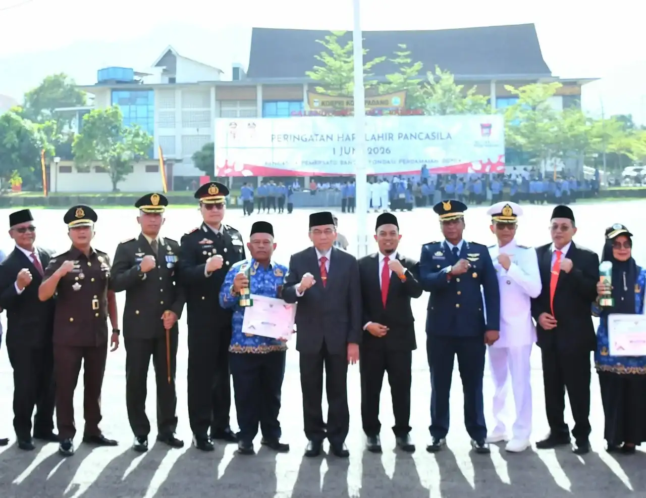 pemko-padang-gelar-upacara-peringatan-hari-lahir-pancasila-tahun-2026,-wawako-jadi-irup