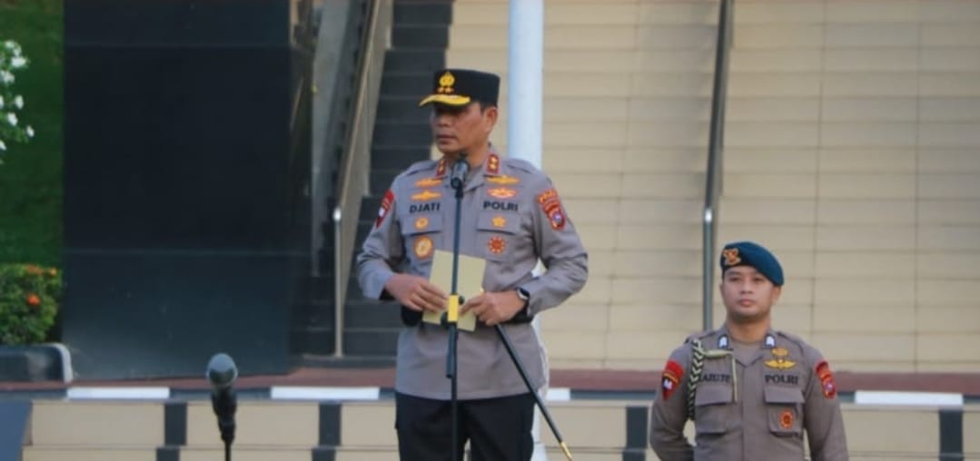 kapolda-sumbar-irjen-pol-djati-wiyoto-abadhy-pimpin-apel-perdana,-layani-masyarakat-dengan-humanis