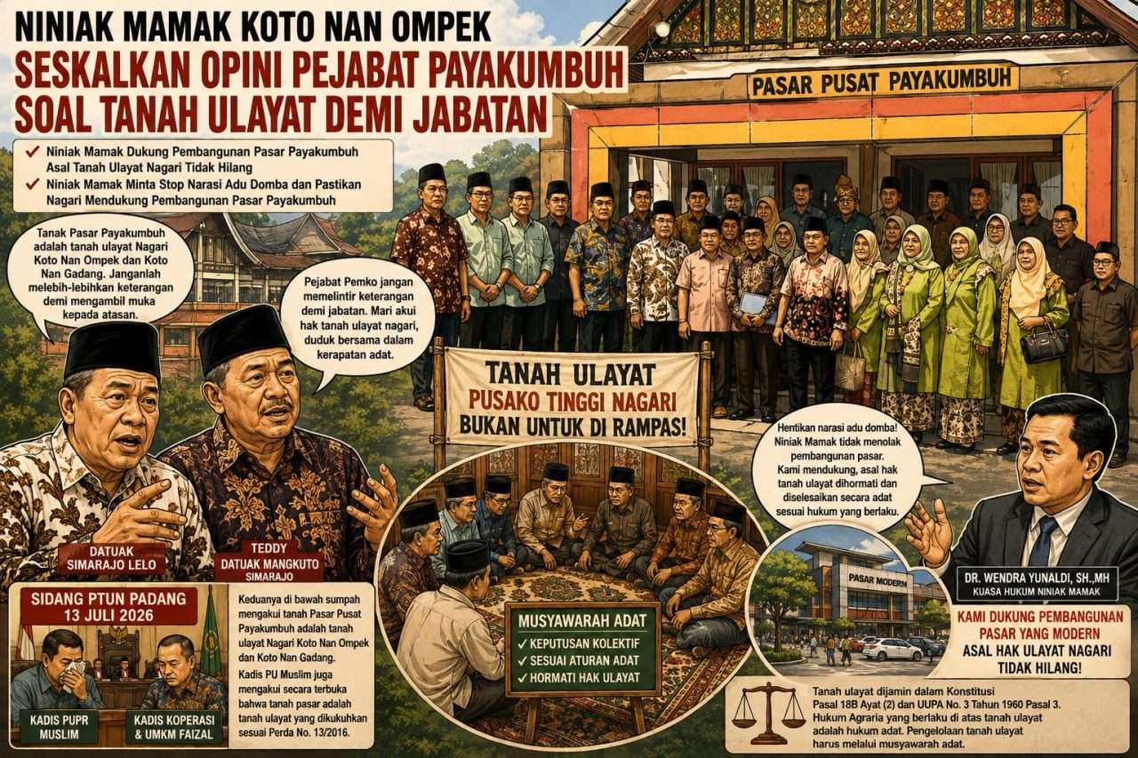 niniak-mamak-koto-nan-ompek-payakumbuh-sesalkan-opini-pejabat-soal-tanah-ulayat-demi-jabatan
