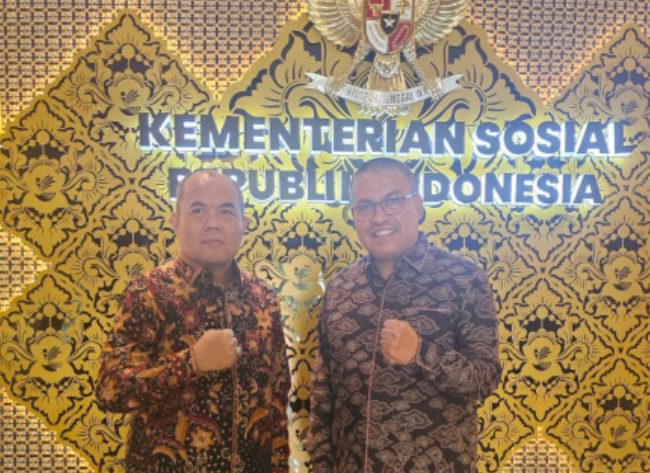 perkuat-mutu-kesiapsiagaan-bencana-lewat-aplikasi-sapilin,-sekda-sumbar-temui-dirjen-linjamsos