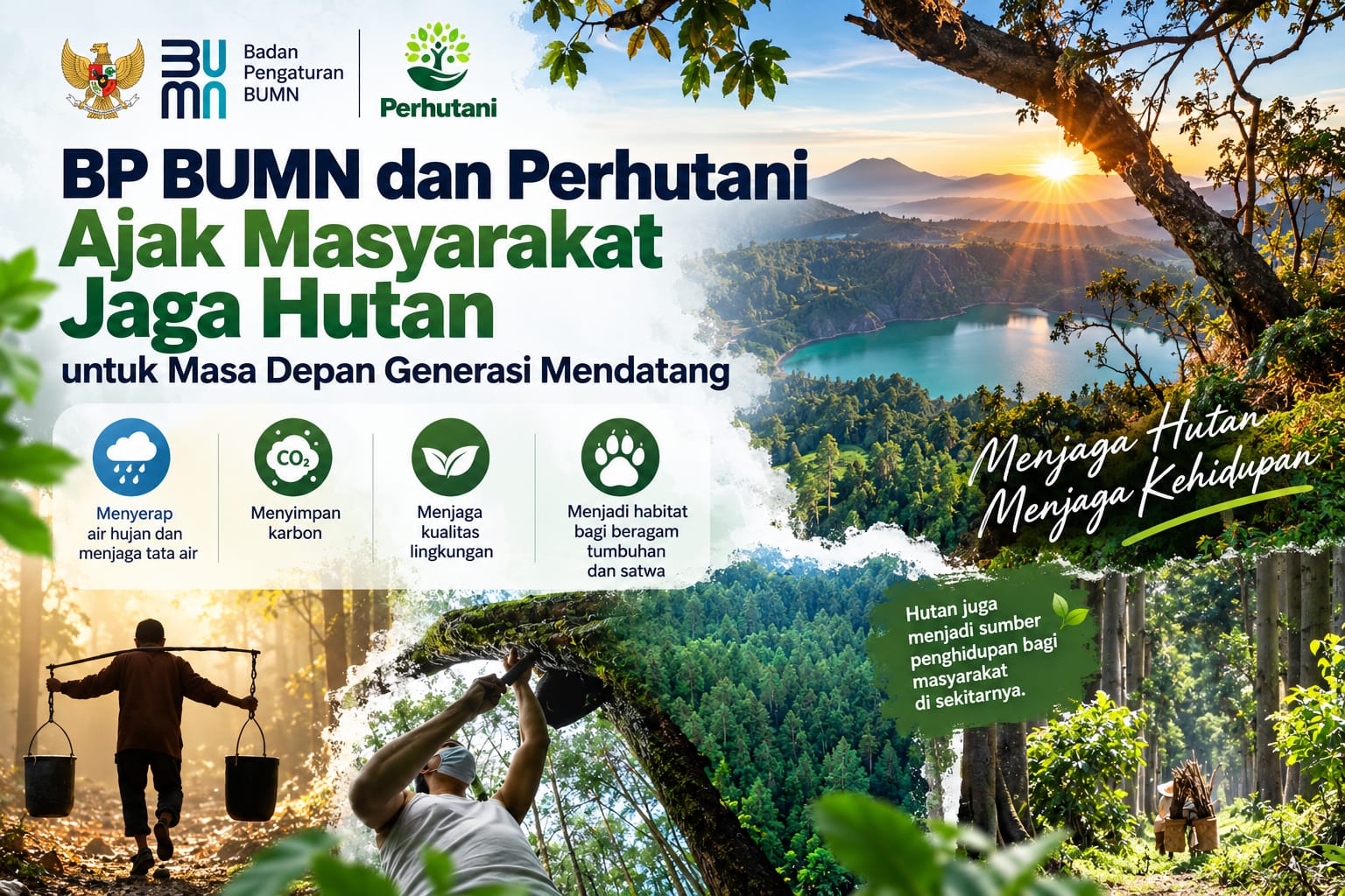 bp-bumn-dan-perhutani-ajak-masyarakat-jaga-hutan-untuk-masa-depan-generasi-mendatang