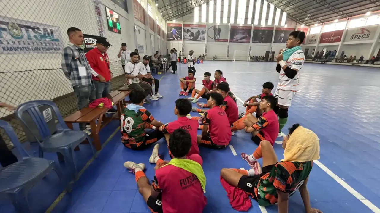 laga-perdana,-tim-futsal-limapuluh-kota-menang-telak-atas-tim-futsal-kabupaten-solok