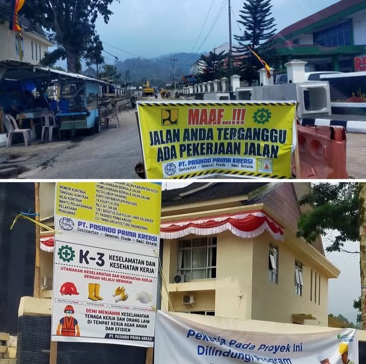 jalan-diponegoro-lubuk-sikaping-dikebut,-puluhan-pohon-mahoni-jadi-sorotan-warga